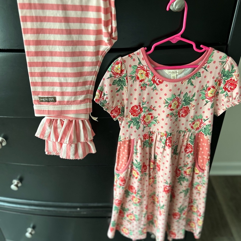 Matilda Jane Pink Floral Kids Set
